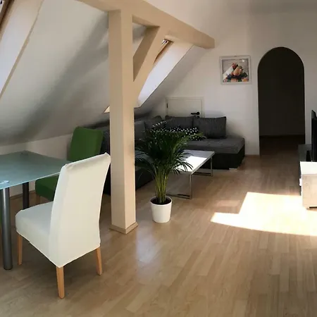 Kuschelige Dachgeschosswohnung Am Clarapark Leipzig Exterior photo